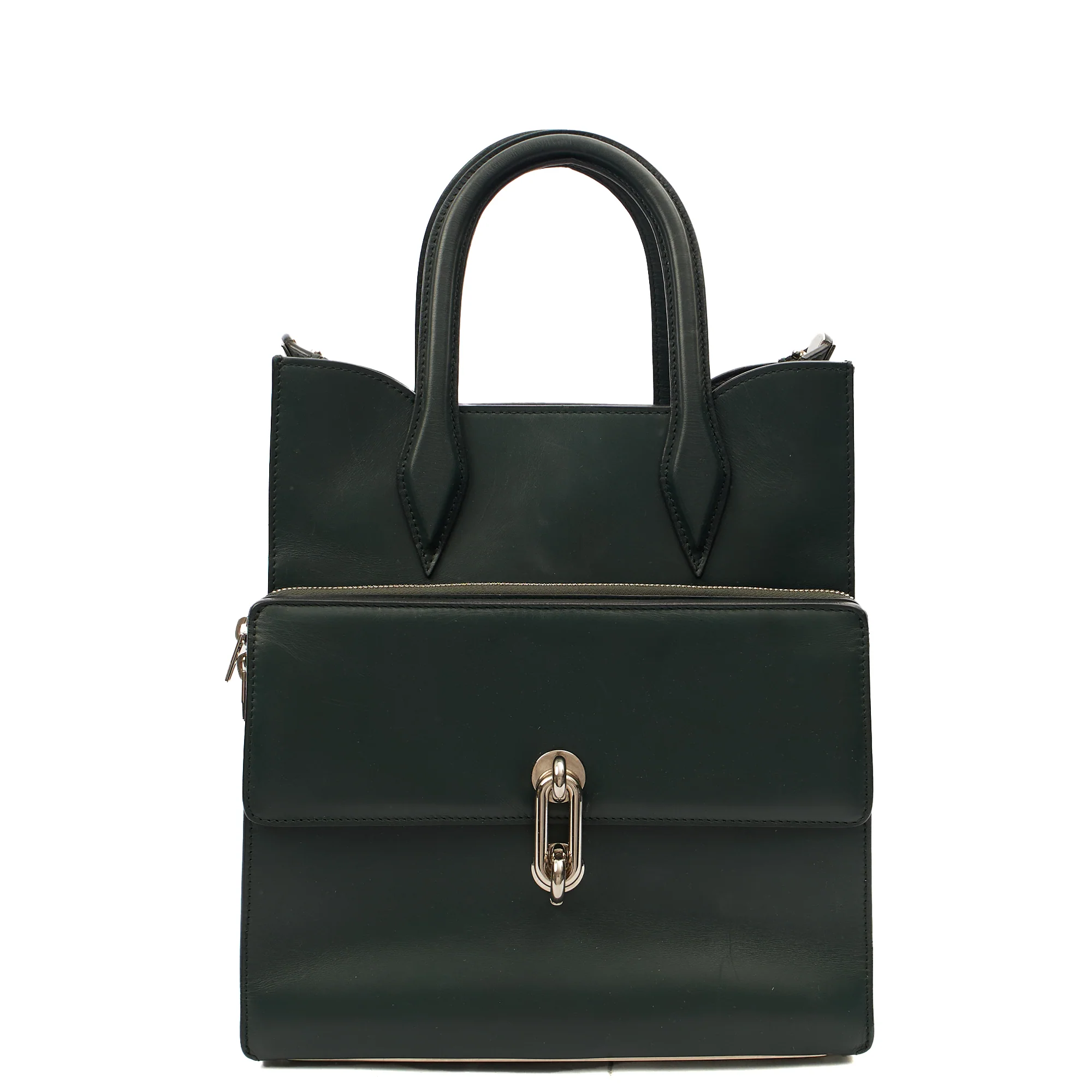 Picture of Balenciaga Tote Maillon Tote in Green, Leather
