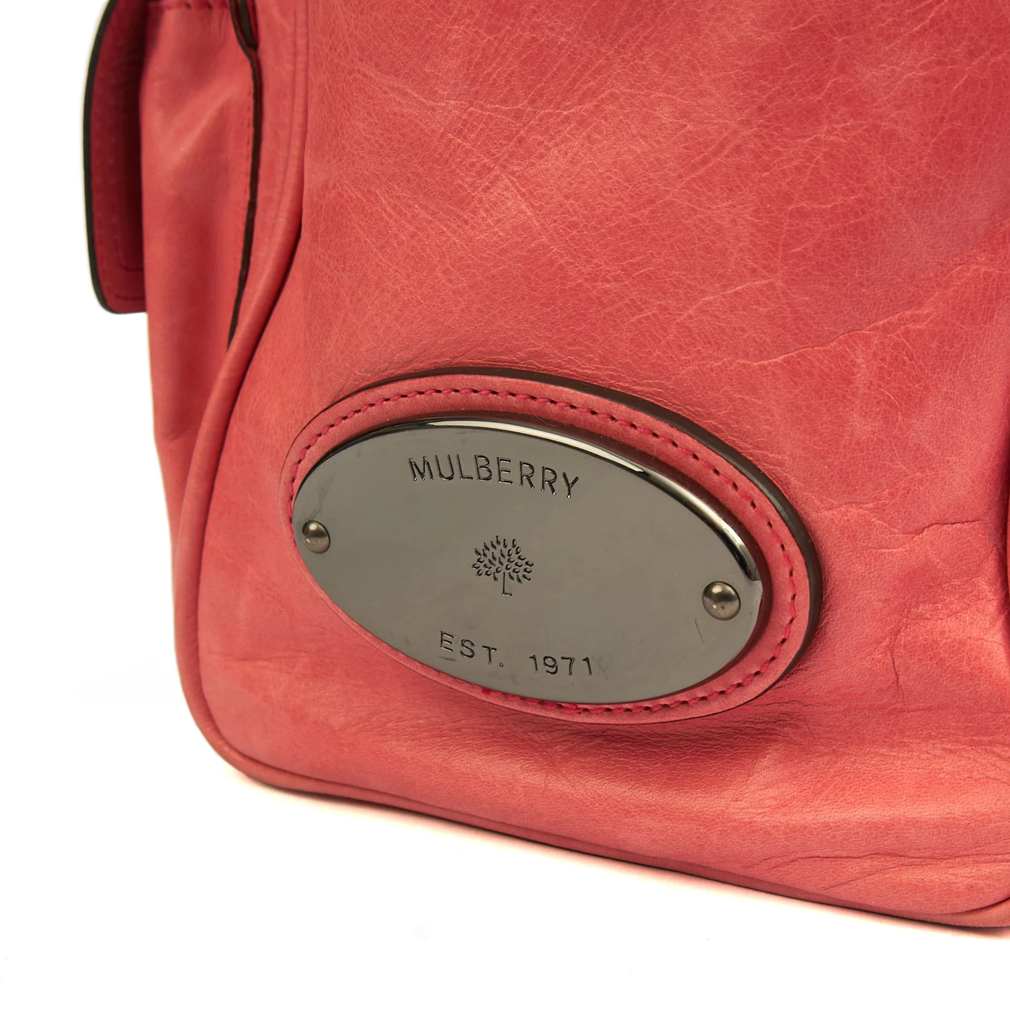 Picture of Mulberry Tote Vintage Tote  in Pink, Leather