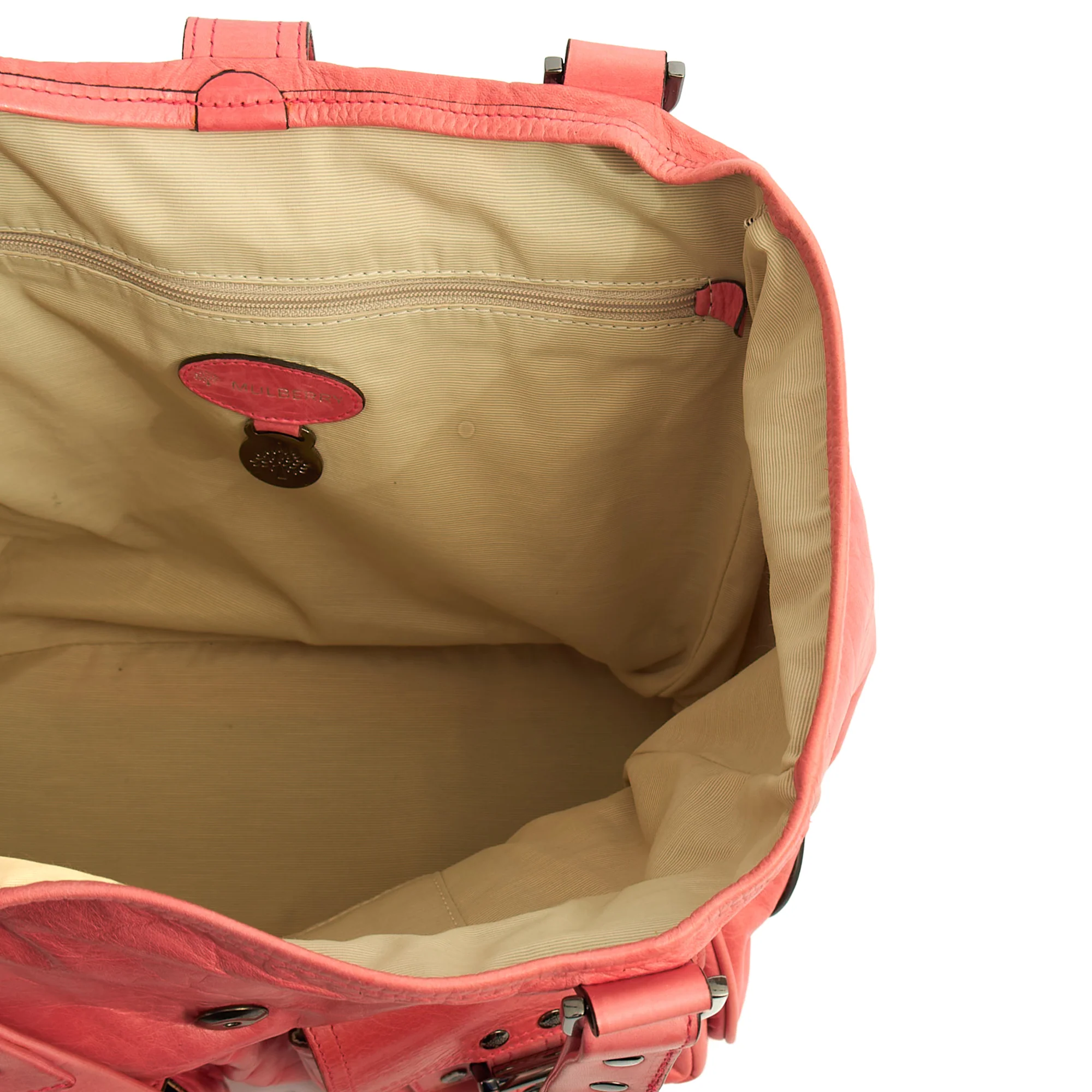 Picture of Mulberry Tote Vintage Tote  in Pink, Leather