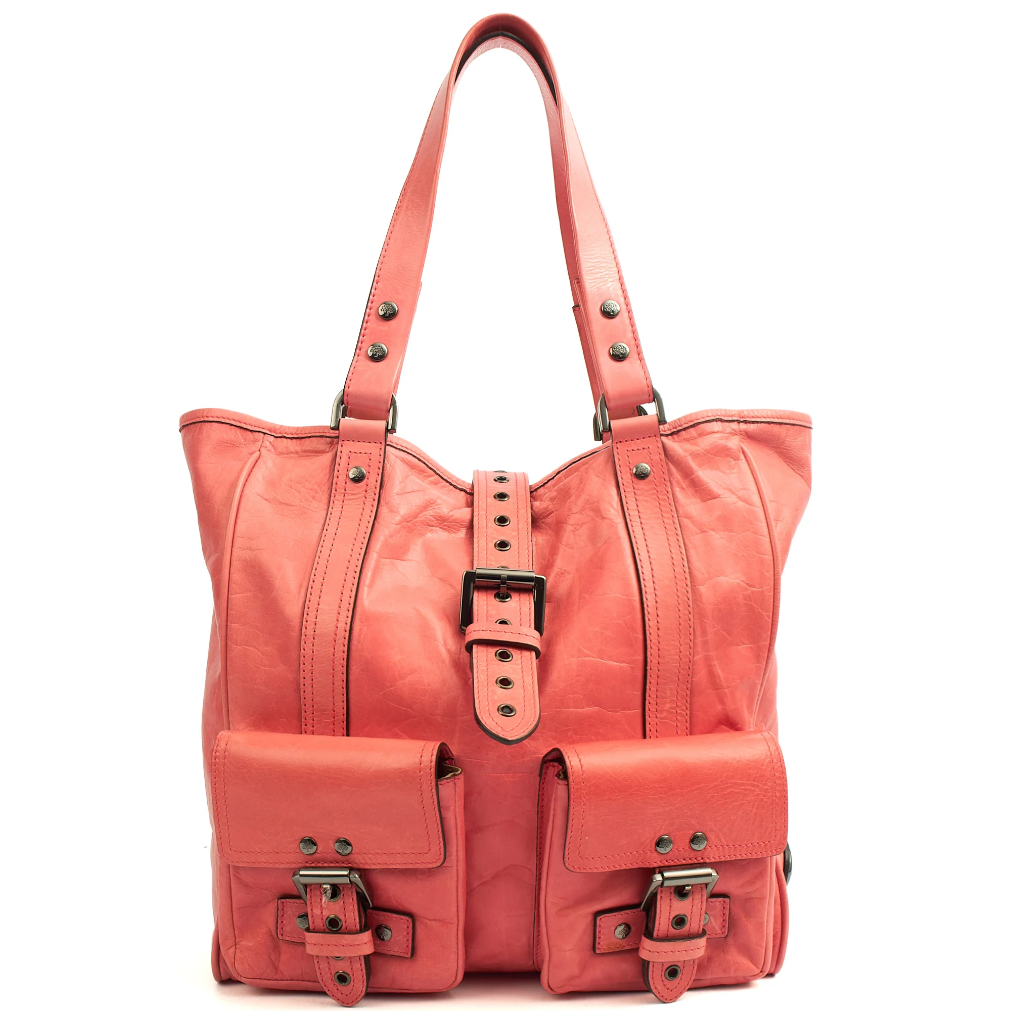 Picture of Mulberry Tote Vintage Tote  in Pink, Leather
