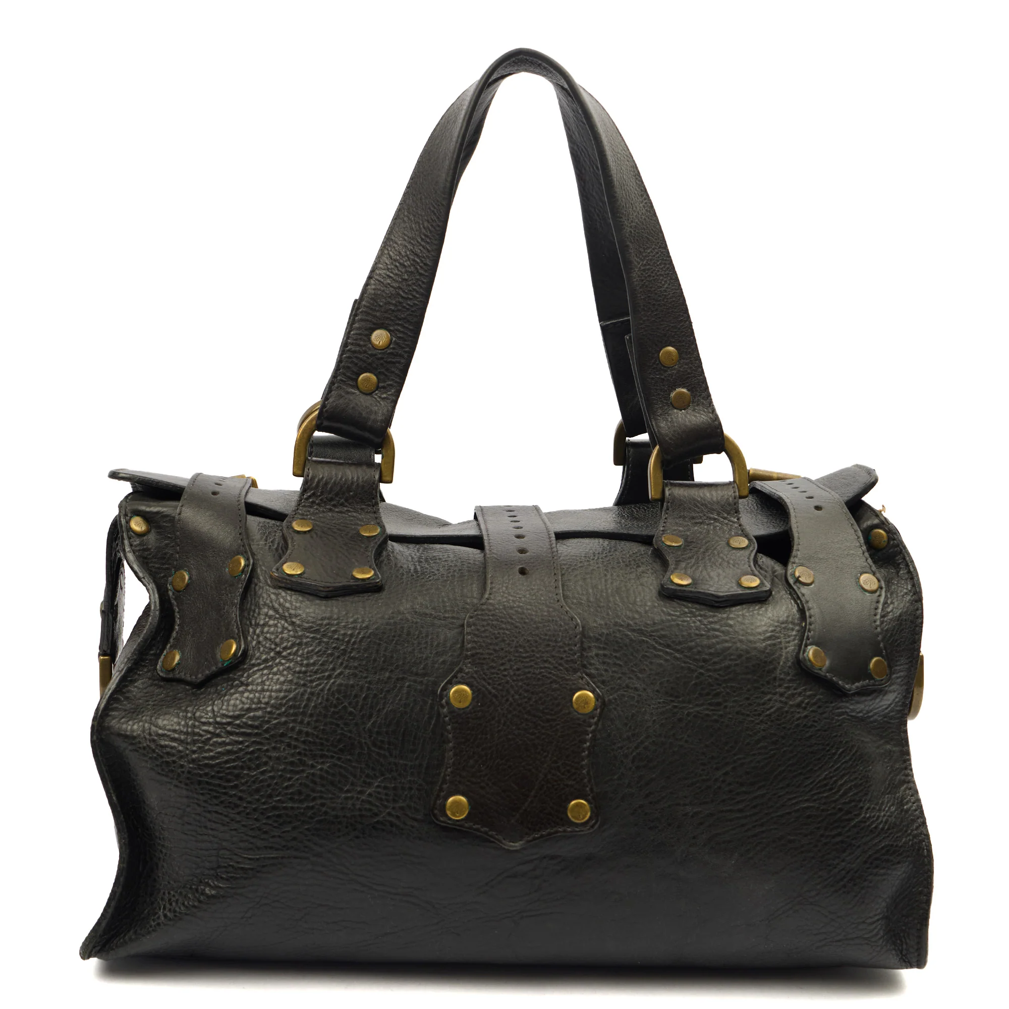 Picture of Mulberry Tote Roxanne in Black, Leather