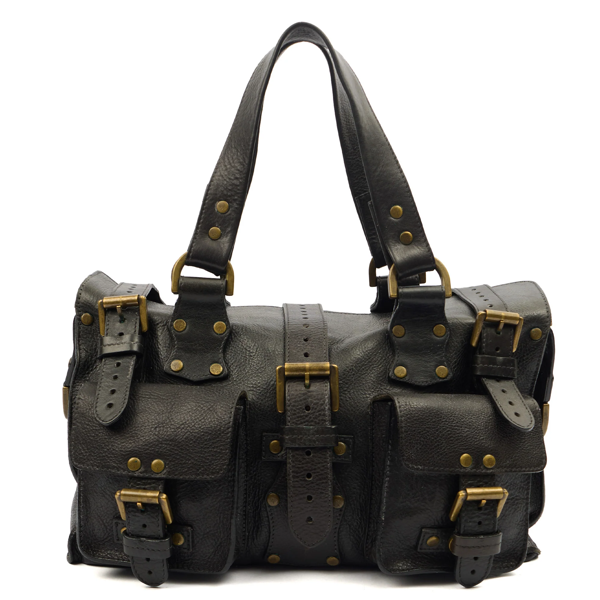 Picture of Mulberry Tote Roxanne in Black, Leather