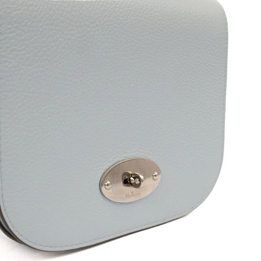 Picture of Mulberry Cross Body Darley Shoulder Bag - Small  in Poplin Blue, Calfskin Leather