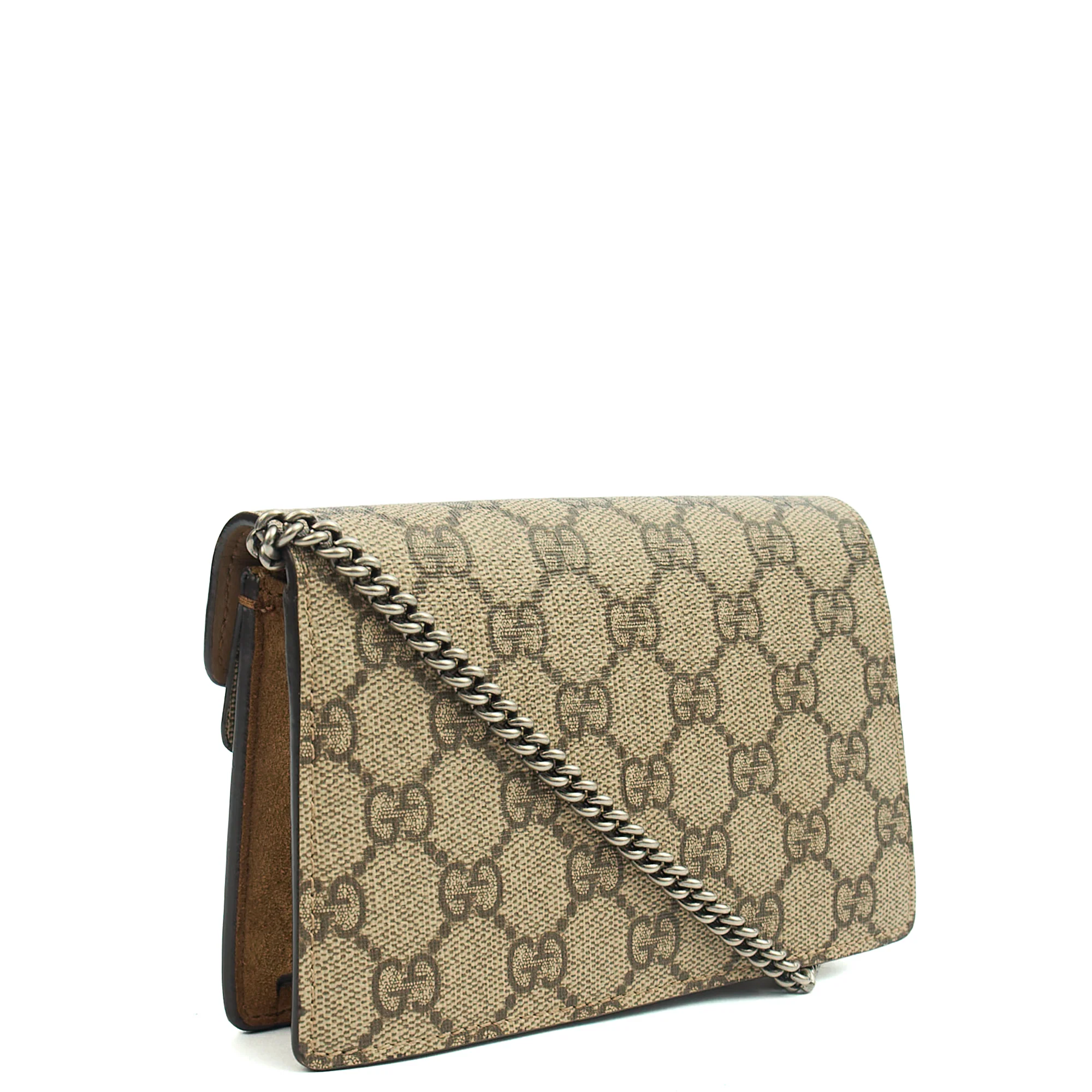 Picture of Gucci Mini Bag Dionysus - Super Mini in GG Supreme, Leather
