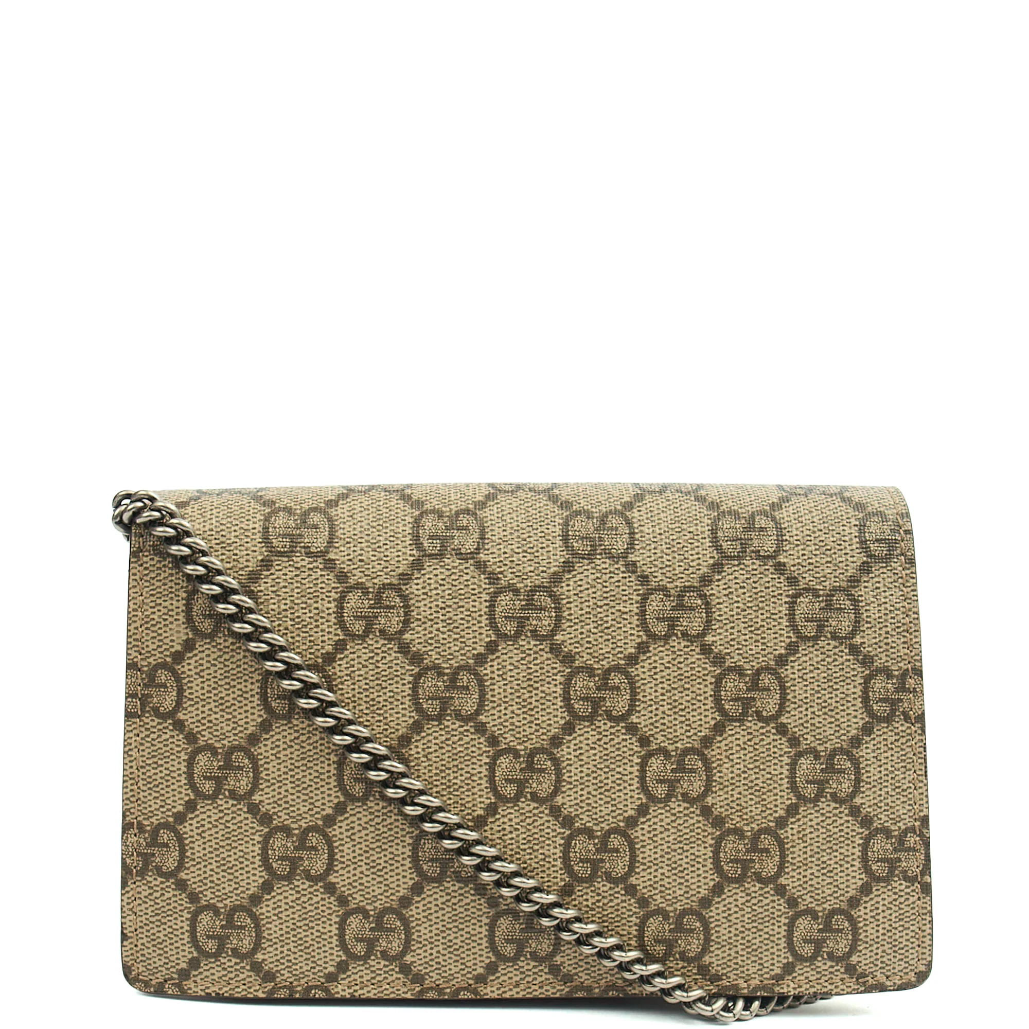 Picture of Gucci Mini Bag Dionysus - Super Mini in GG Supreme, Leather