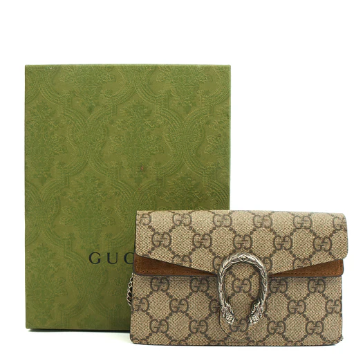 Picture of Gucci Mini Bag Dionysus - Super Mini in GG Supreme, Leather