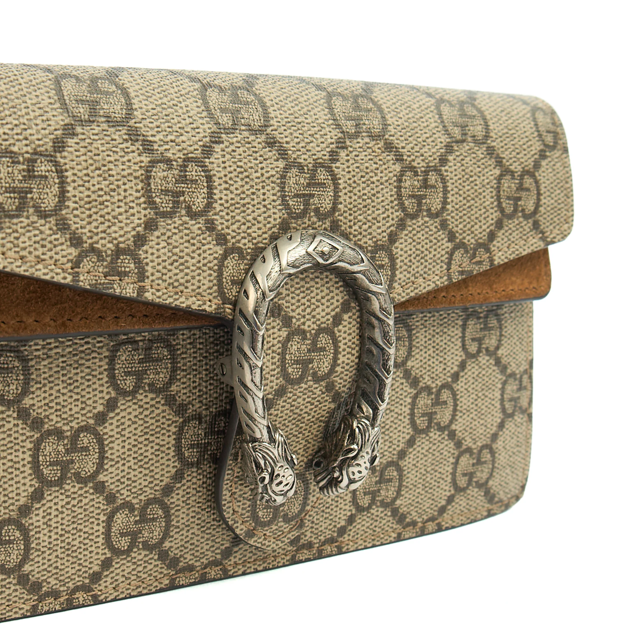 Picture of Gucci Mini Bag Dionysus - Super Mini in GG Supreme, Leather