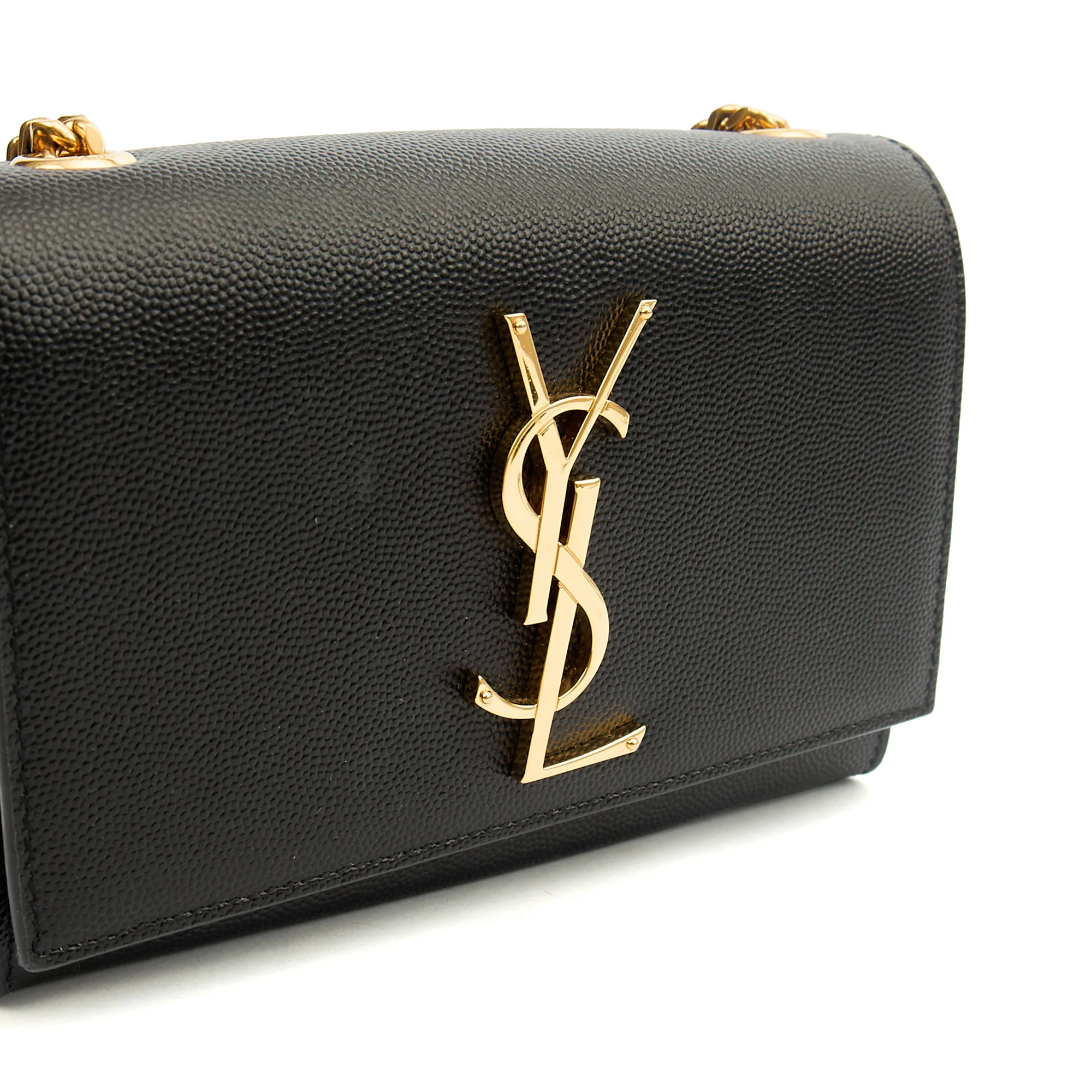 Picture of Saint Laurent Cross Body Kate Small in Black, Leather