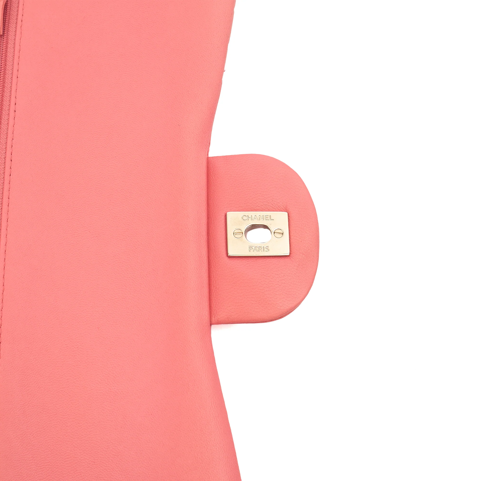 Picture of Chanel Shoulder Bag Classic Double Flap - Large in Pink, Lambskin Leather