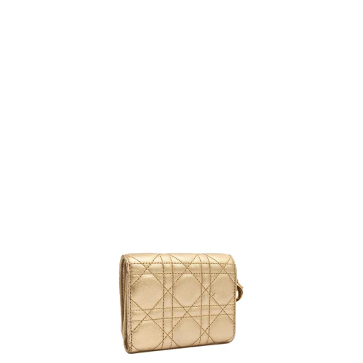 Picture of Christian Dior Wallet Wallet in Metallic, Calfskin