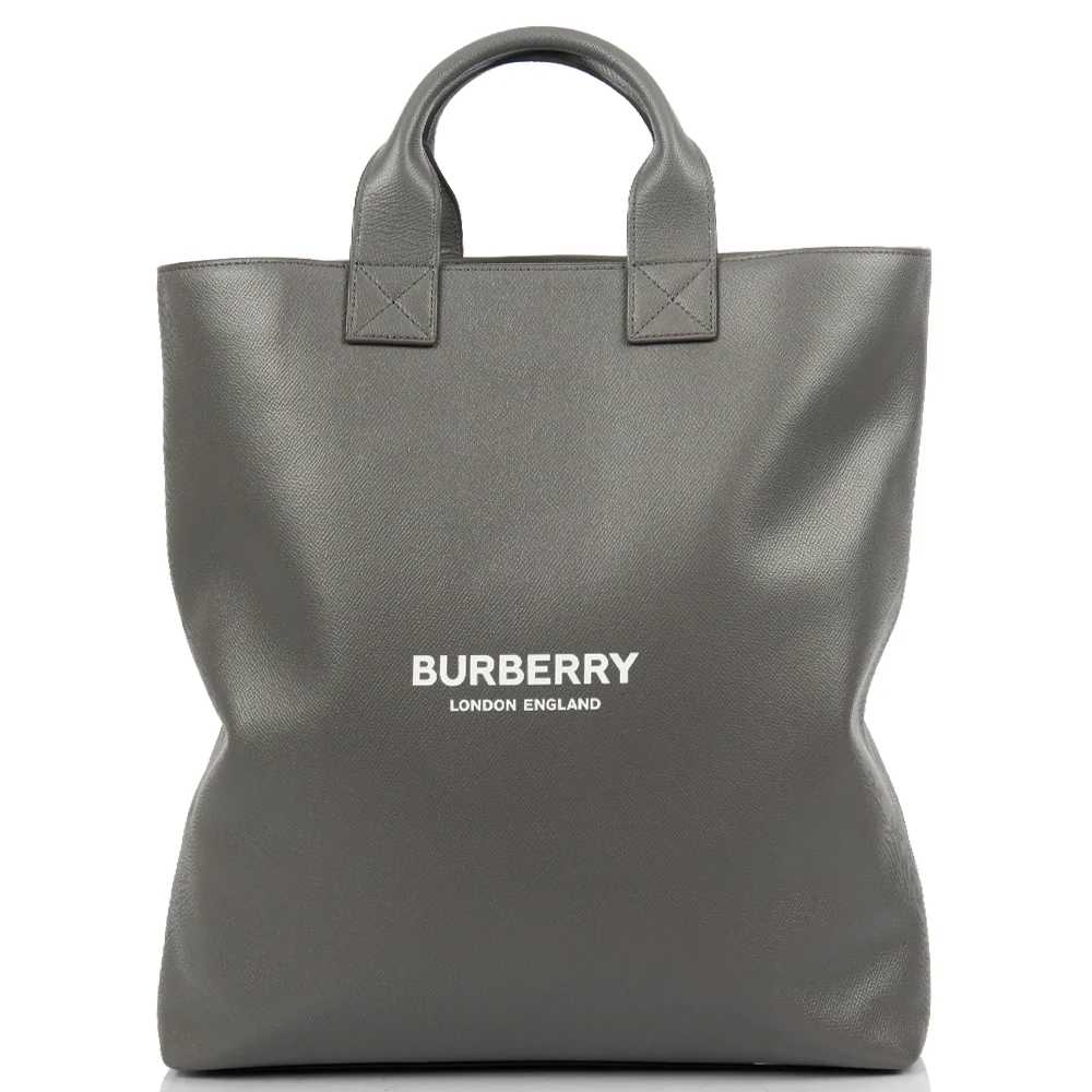 Picture of Burberry Tote in Grey, Leather