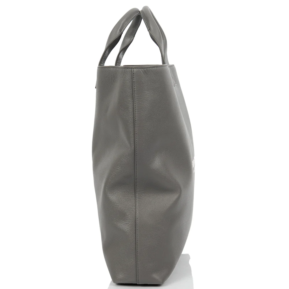Picture of Burberry Tote in Grey, Leather