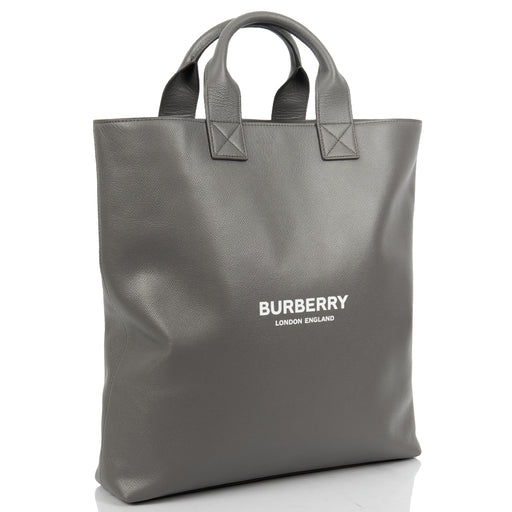 Picture of Burberry Tote in Grey, Leather
