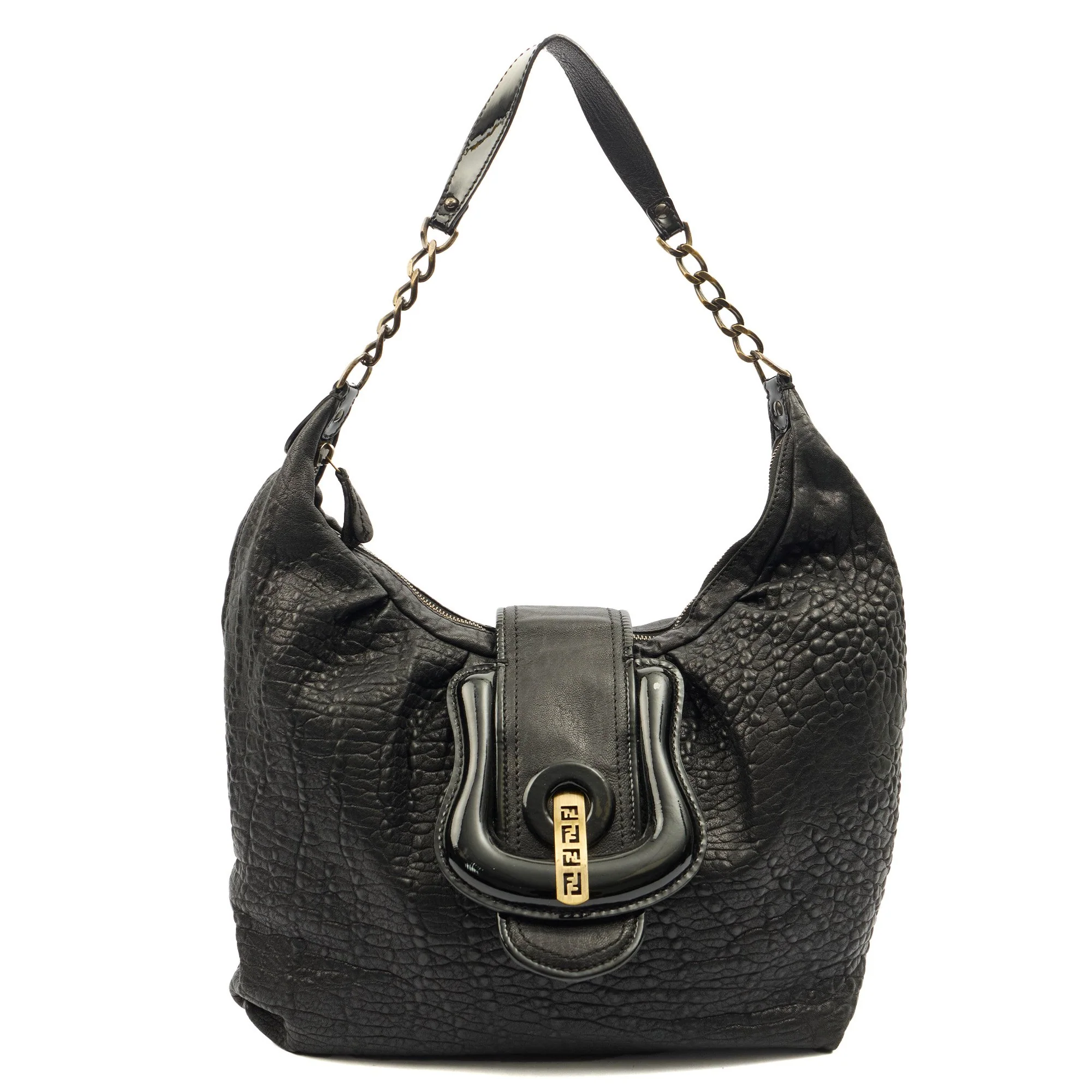 Picture of Fendi Shoulder Bag B Bag in Black, Leather