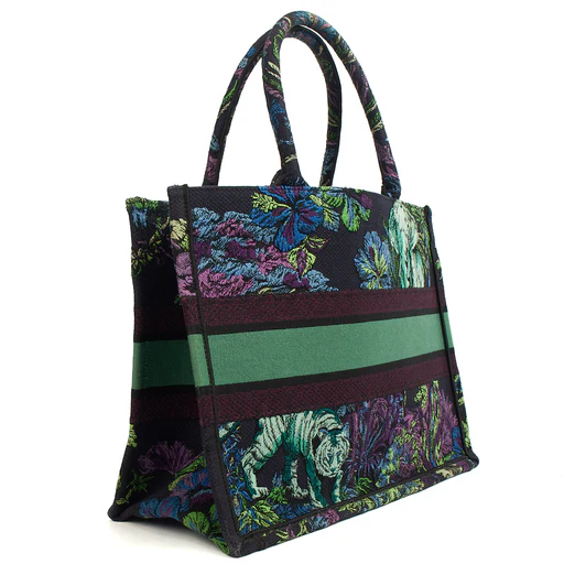 Picture of Christian Dior Tote Book Tote - Small in Blue, Fabric