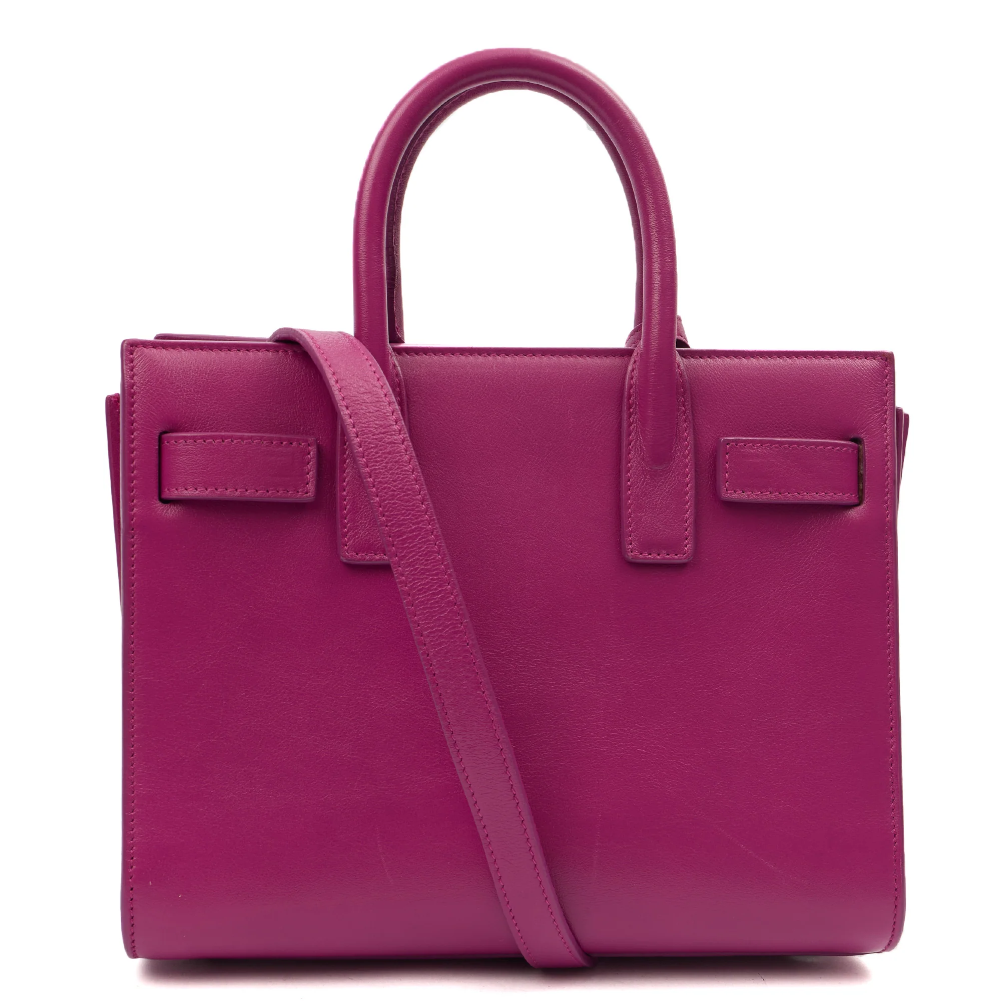 Picture of Saint Laurent Tote Sac de Jour Nano in Pink, Calfskin Leather