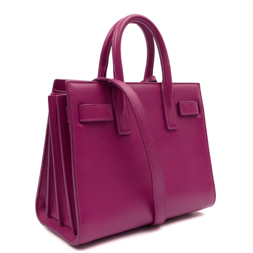 Picture of Saint Laurent Tote Sac de Jour Nano in Pink, Calfskin Leather