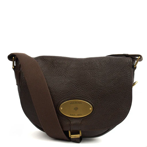 Picture of Mulberry Cross Body Vintage Shoulder Bag in Brown, Calfskin Leather