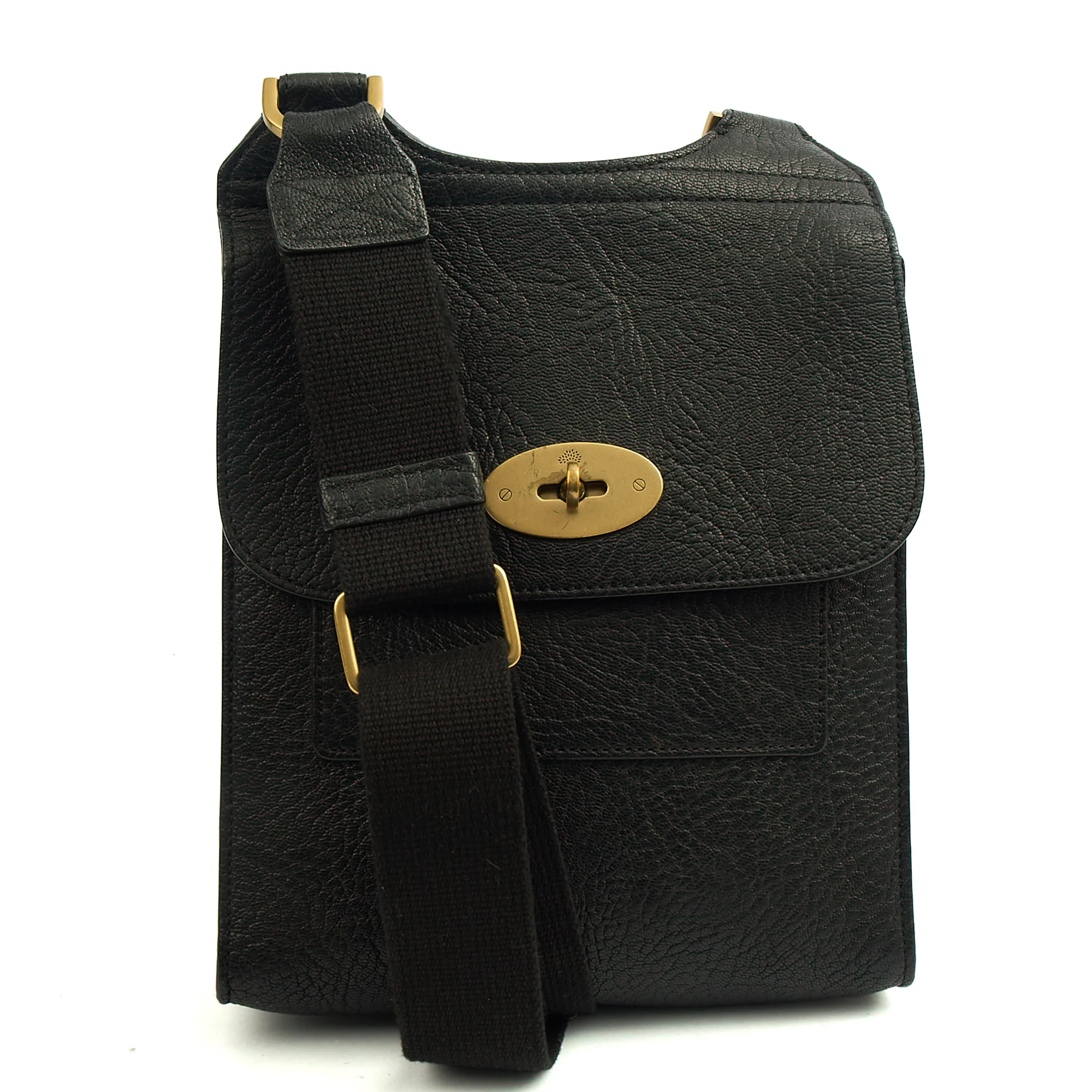 Picture of Mulberry Cross Body Antony in Black, Leather