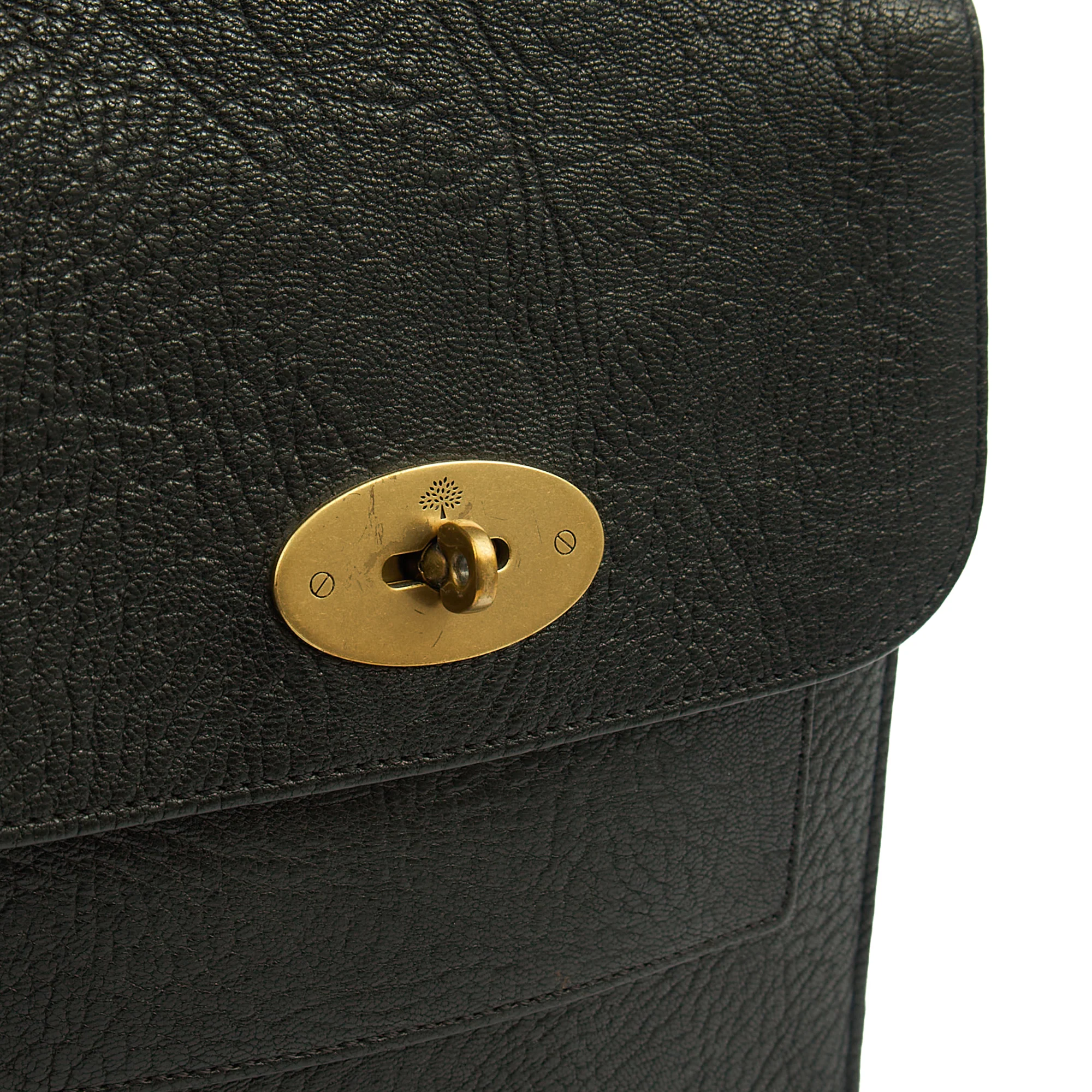 Picture of Mulberry Cross Body Antony in Black, Leather