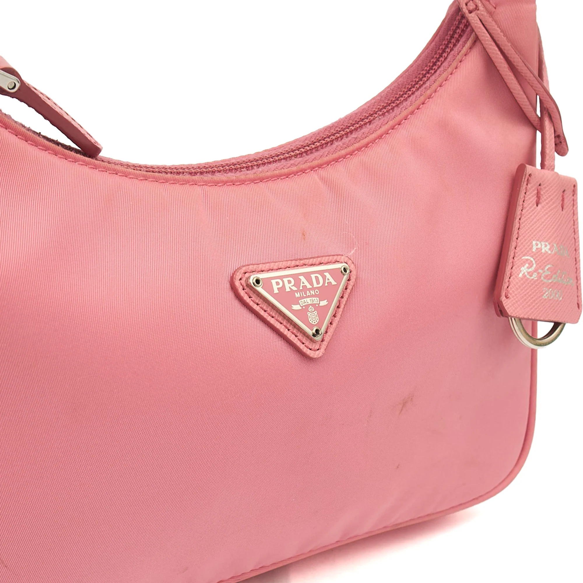 Picture of Prada Mini Bag Re-edition 2000 Nylon Mini Bag in Pink, Nylon