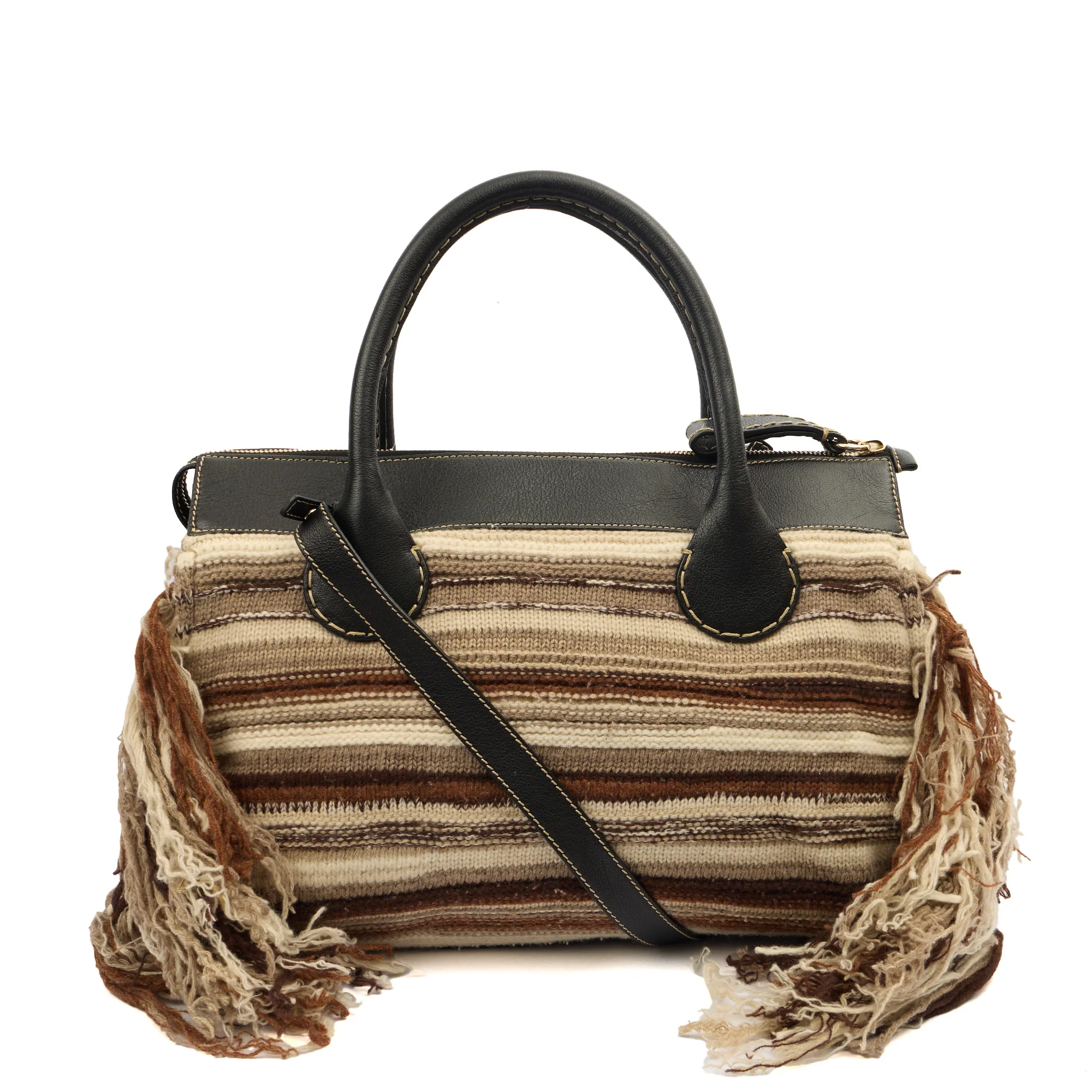 Picture of Chloe Tote Edith - Shoulder Bag in Neutral, Fabric