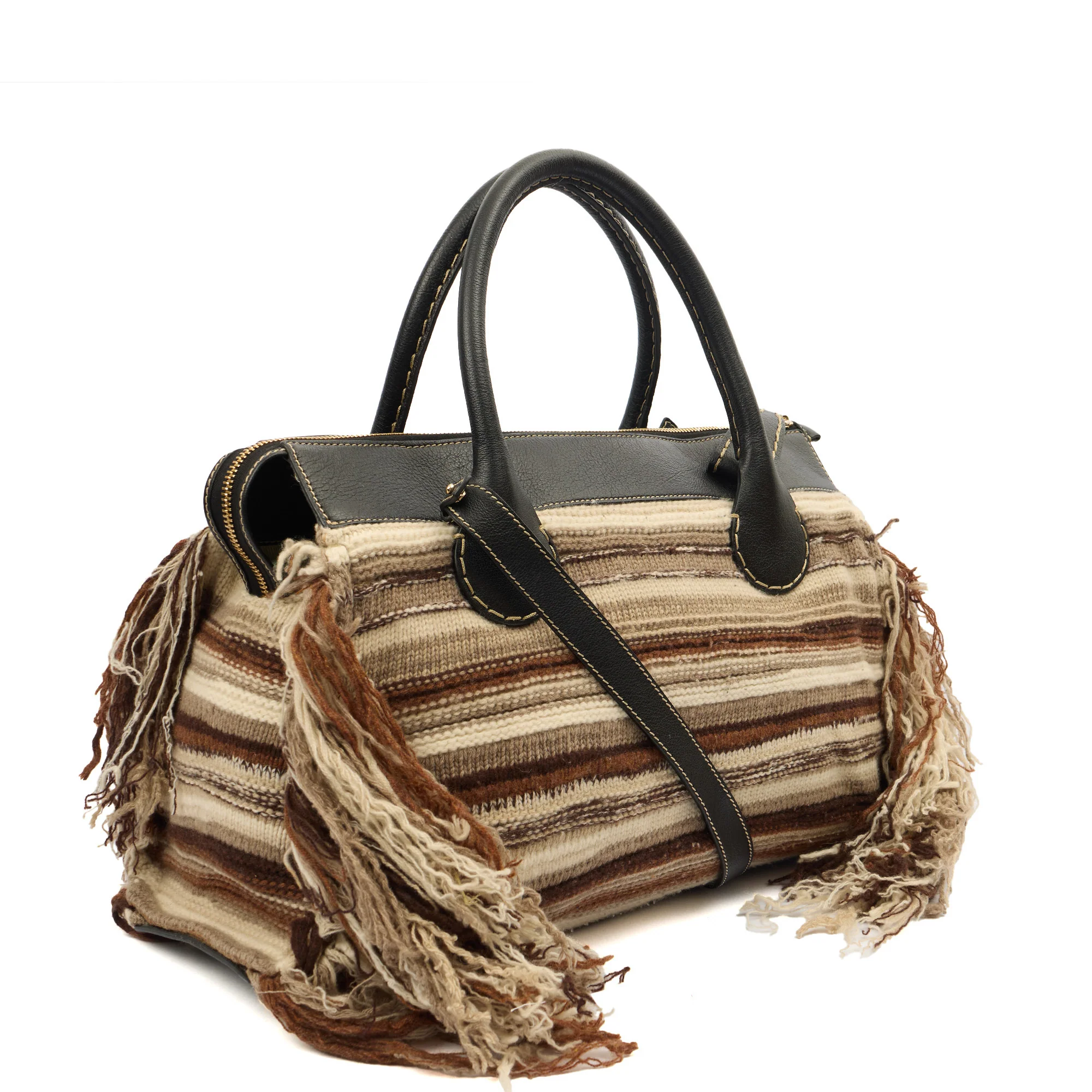 Picture of Chloe Tote Edith - Shoulder Bag in Neutral, Fabric