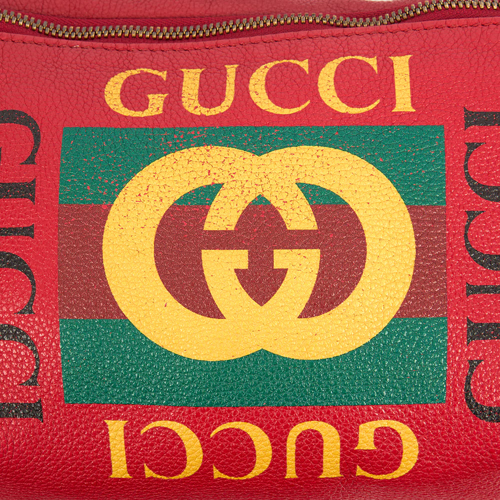 Picture of Gucci Bum Bag in Red, Leather