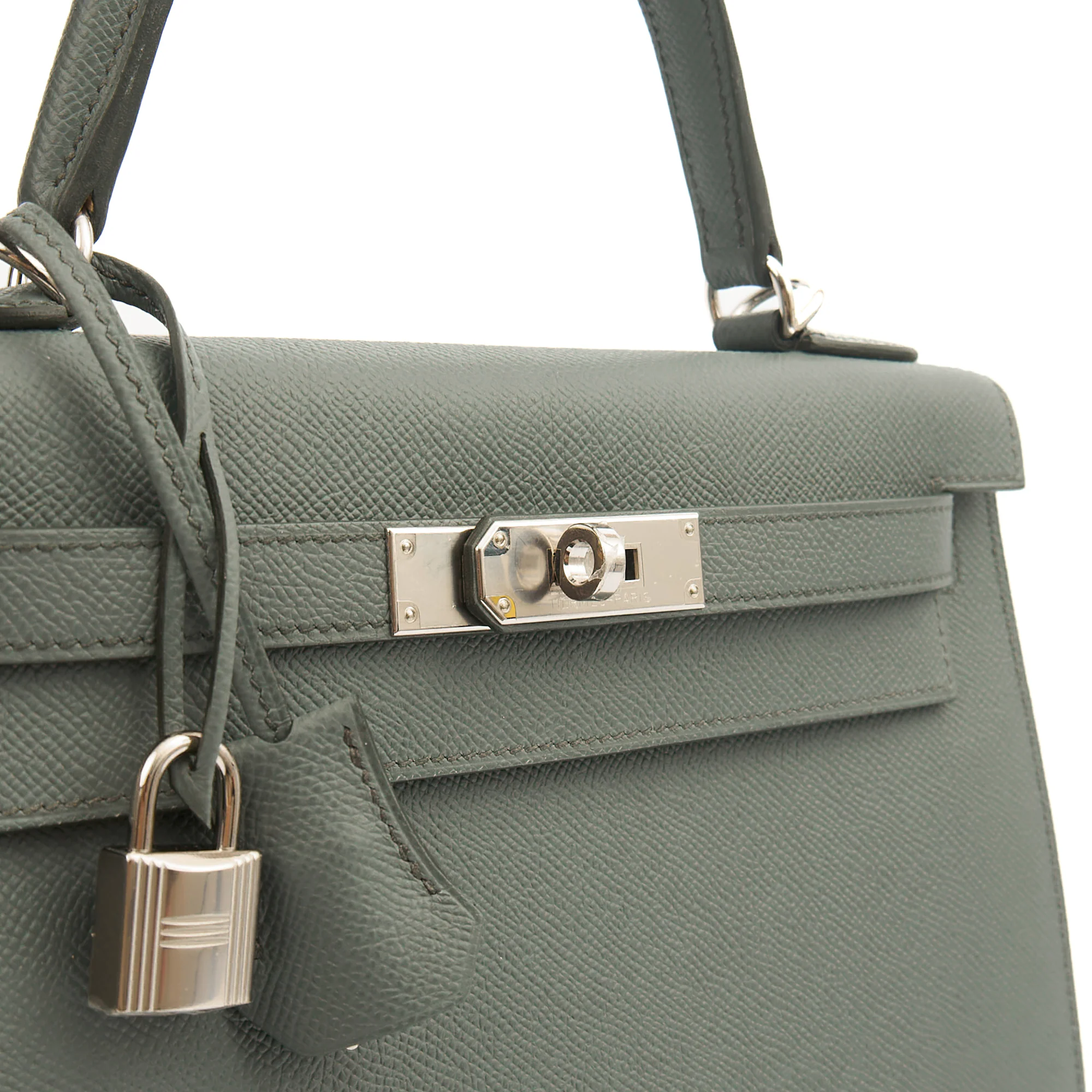 Picture of Hermes Tote Kelly 28 in Verte Amande, Epsom Leather