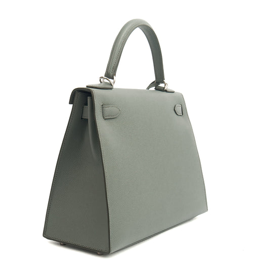 Picture of Hermes Tote Kelly 28 in Verte Amande, Epsom Leather