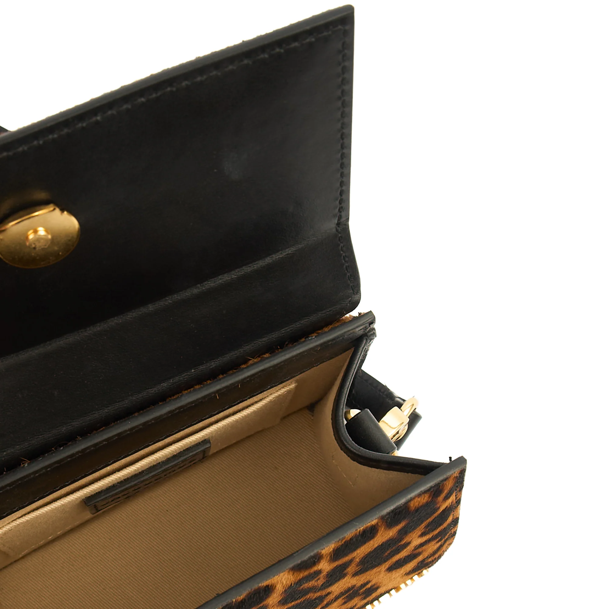 Picture of Jacquemus Top Handle Le Chiquito Moyen in Brown, Leather