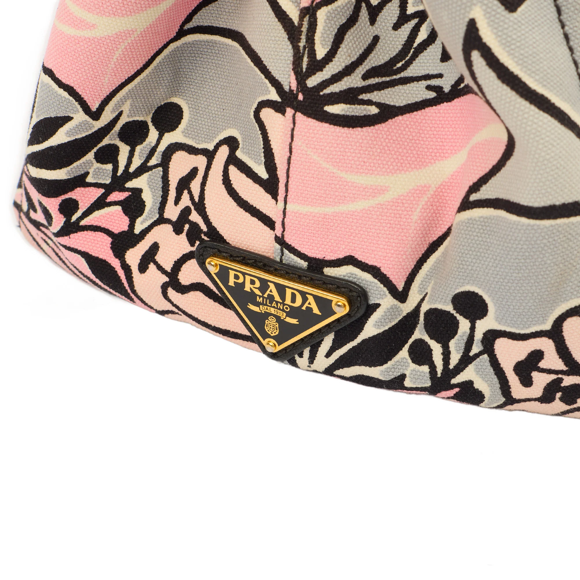 Picture of Prada Tote Logo Tote Bag in Pink, Leather
