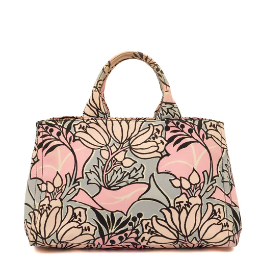 Picture of Prada Tote Logo Tote Bag in Pink, Leather