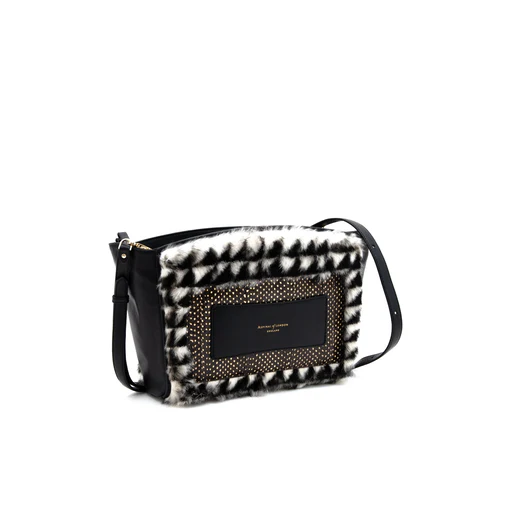 Picture of Aspinal of London Tote Marylebone Shoulder Bag - Small in Black, Leather