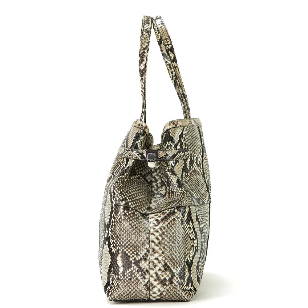 Picture of Asprey Tote Tote in Grey, Exotic