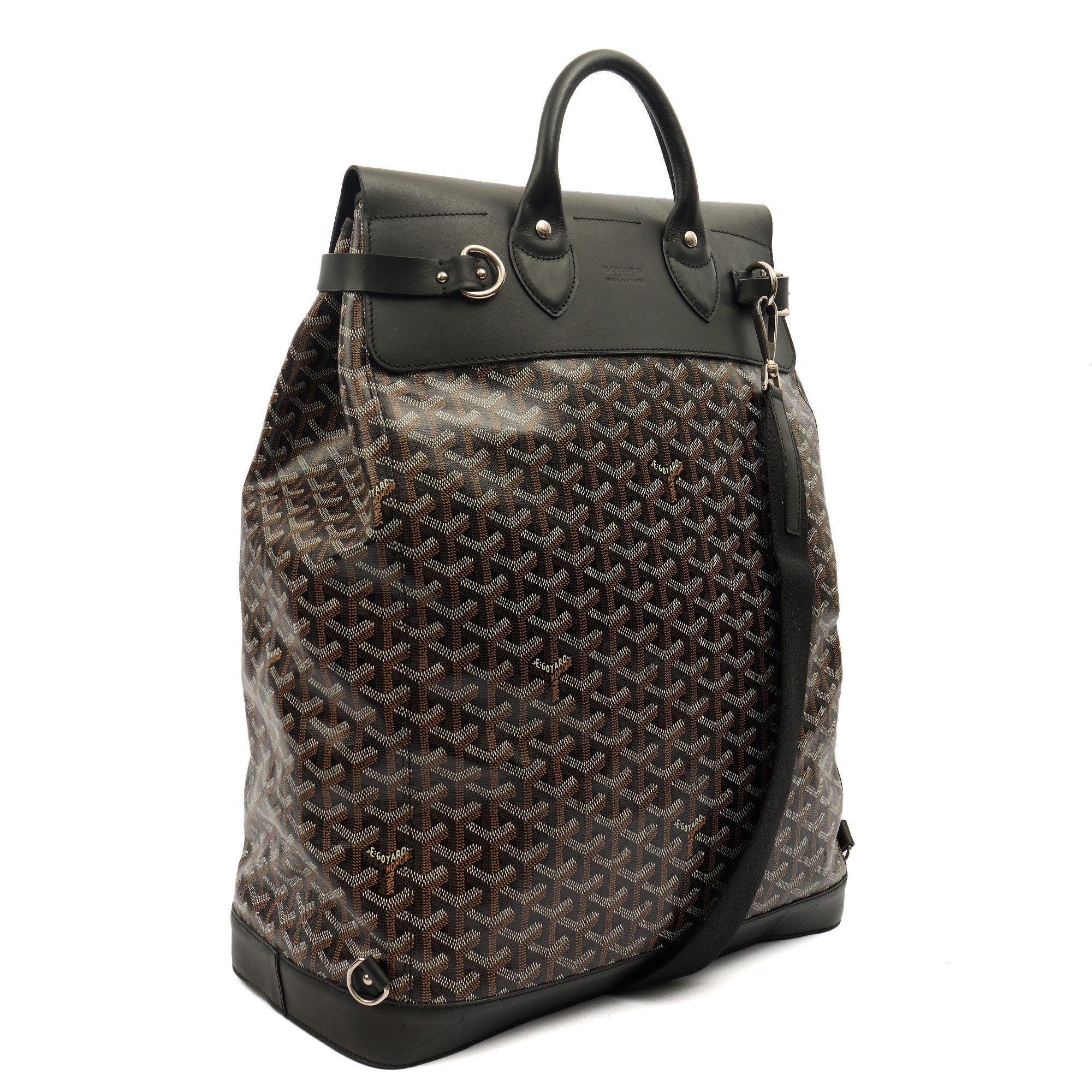 Picture of Goyard Backpack Steamer Backpack in Black, Leather