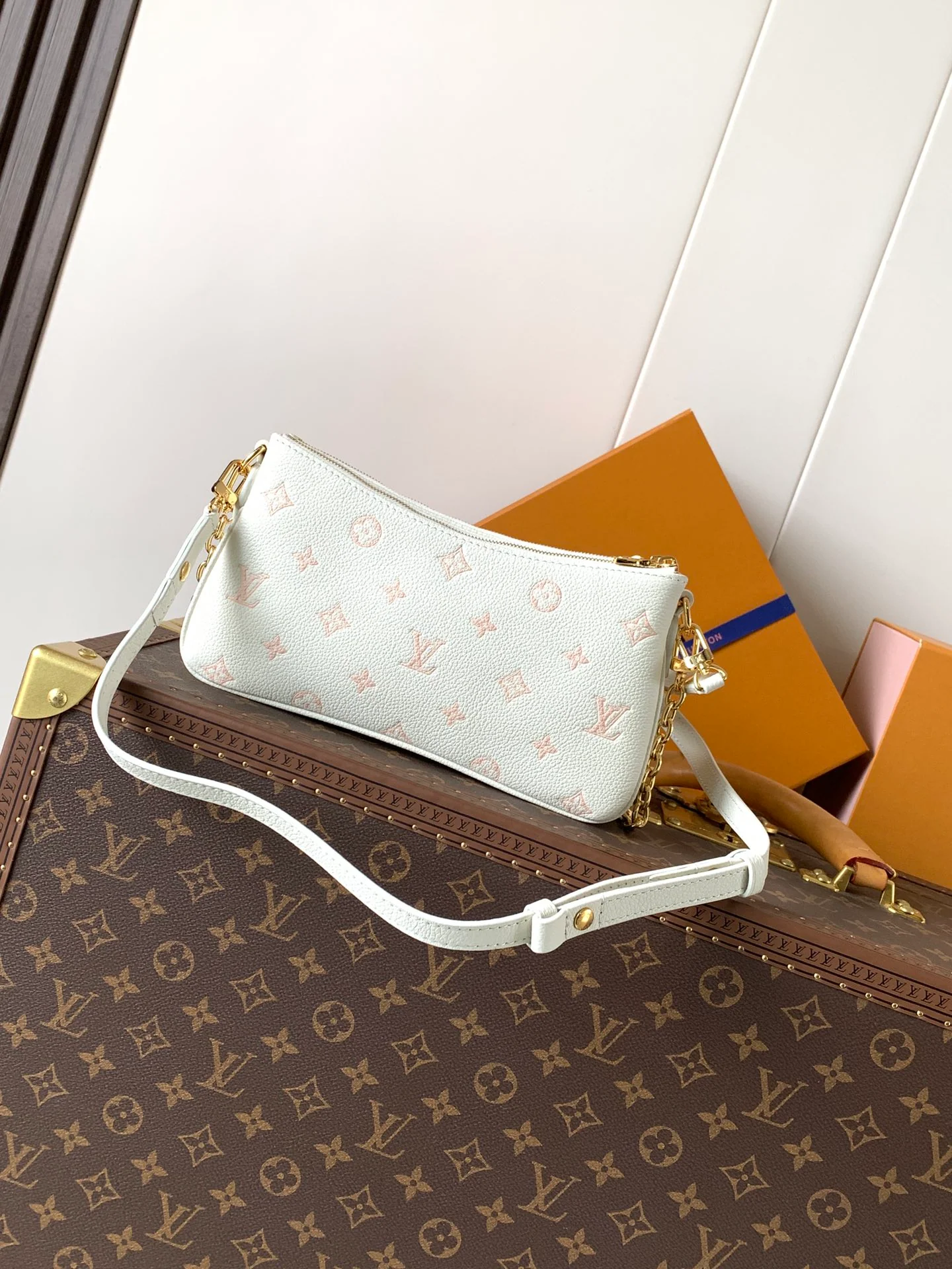 Louis Vuitton Pochette Liv in White