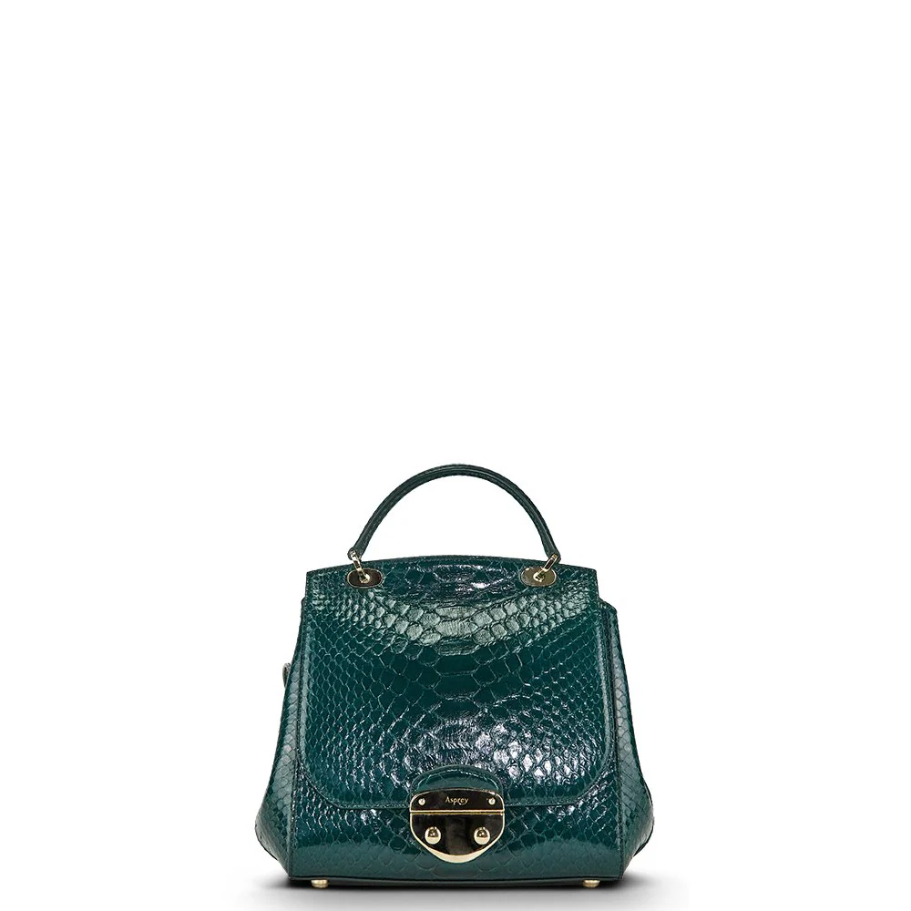 Picture of Asprey Backpack Tote in Green, Exotic
