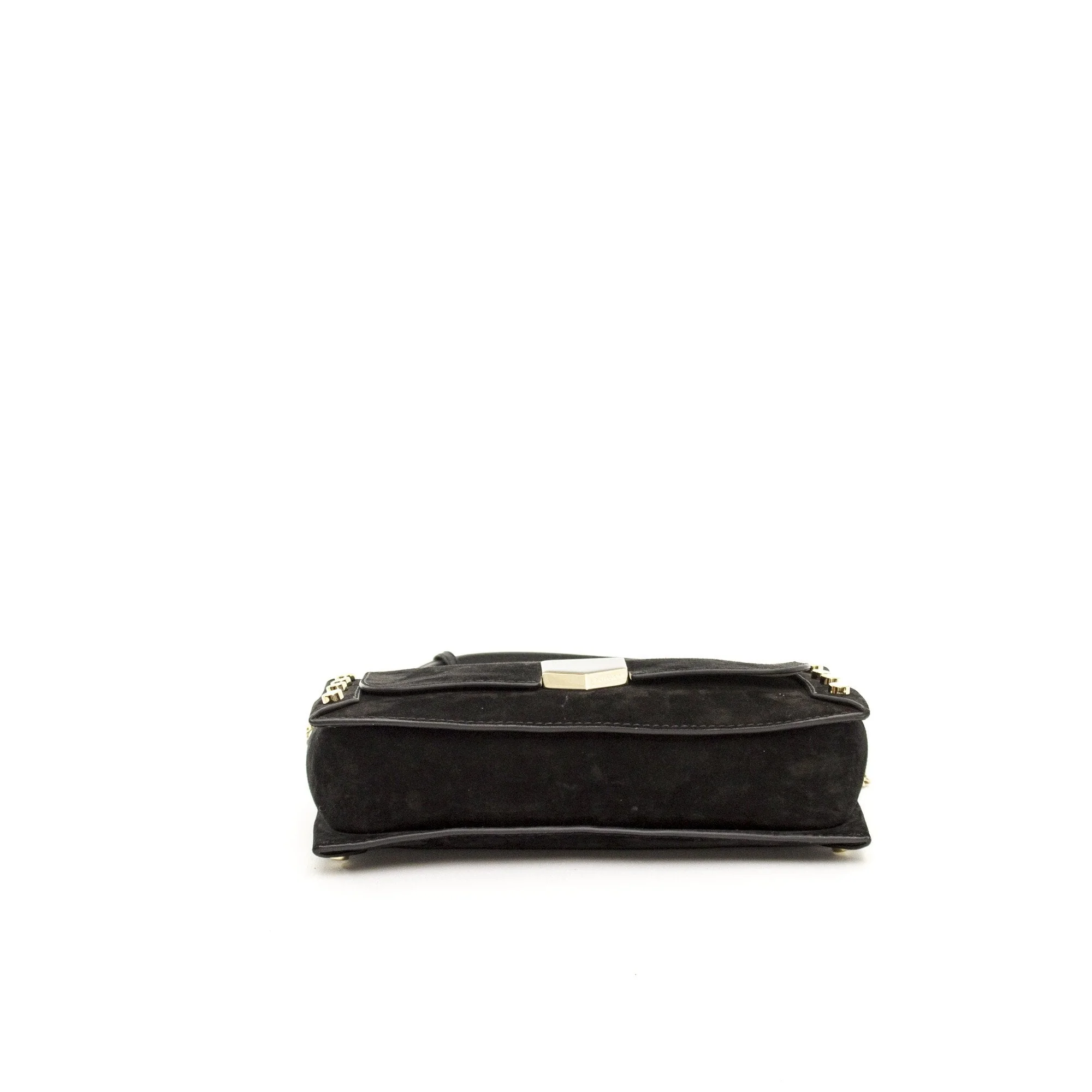 Picture of Jimmy Choo Cross Body Lockett  in Black, Suede