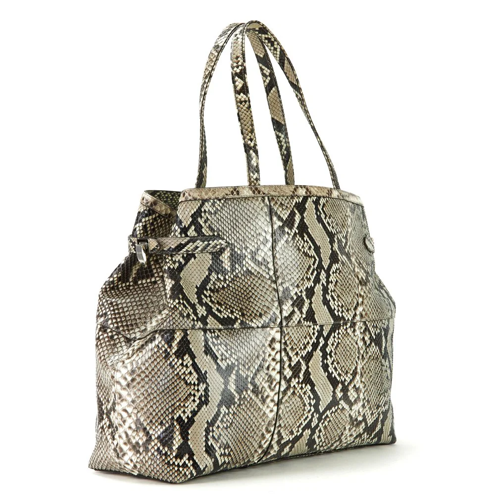 Picture of Asprey Tote Tote in Grey, Exotic