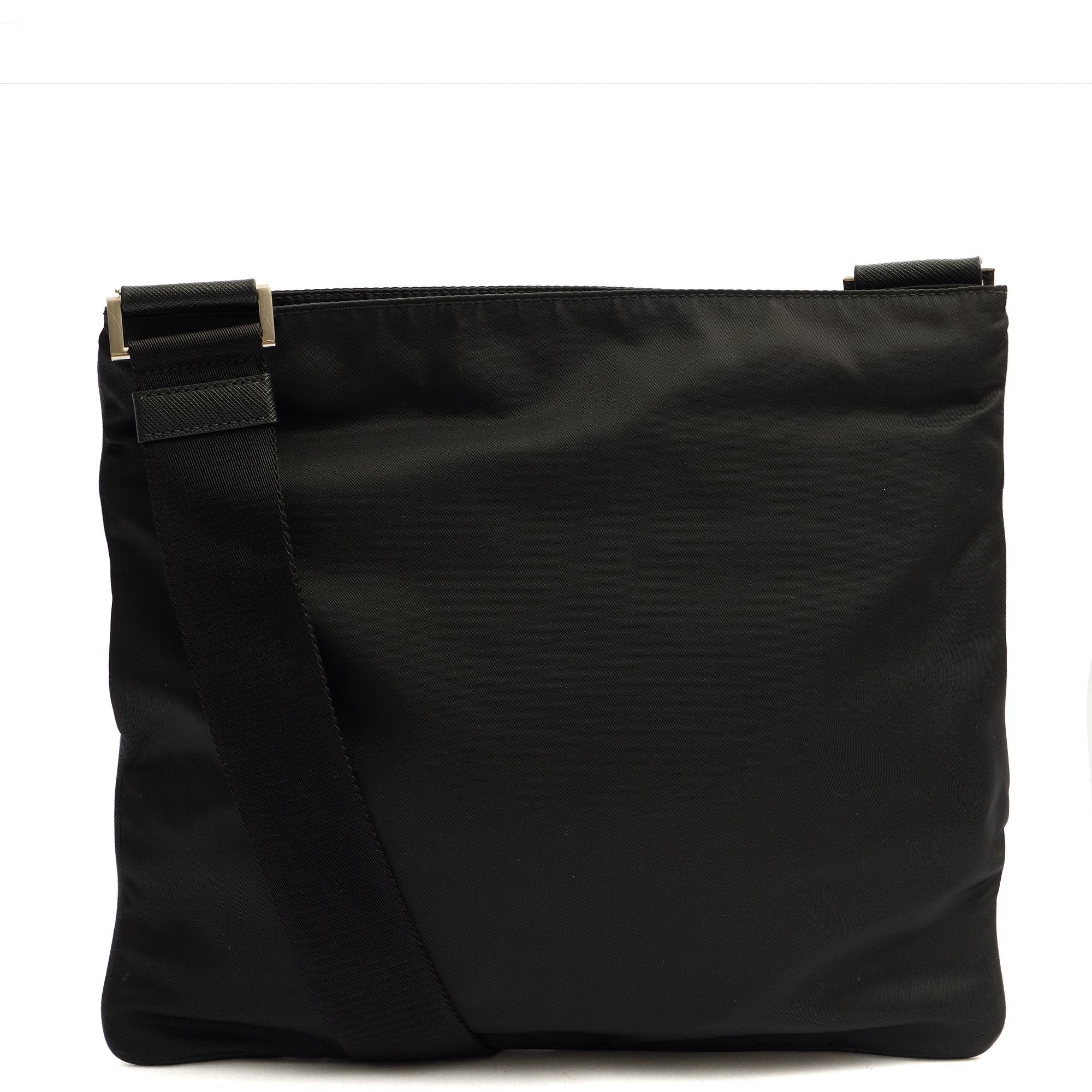 Picture of Prada Cross Body Nylon Messenger in Black, Nylon