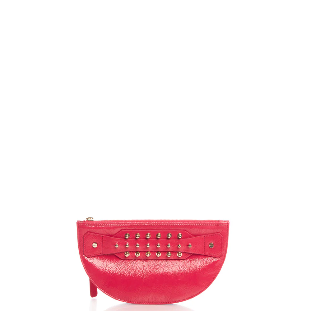 Picture of Alexander McQueen Clutch Wristlet in Print, Patent Leather