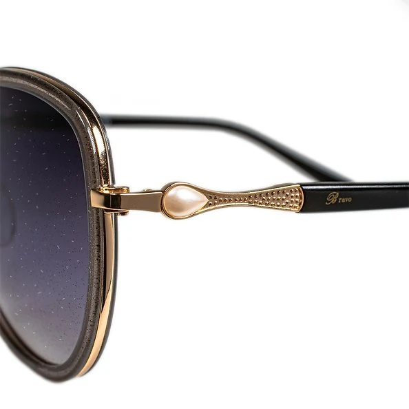 BV4461 C1 Bravo Sunglasses Silver Sparkle Lens Collection