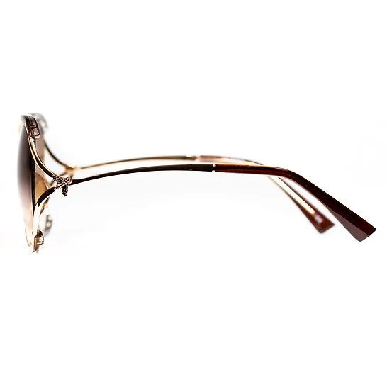 Leah S Brown Bee Motif Sunglasses (LE192005 BR-B)
