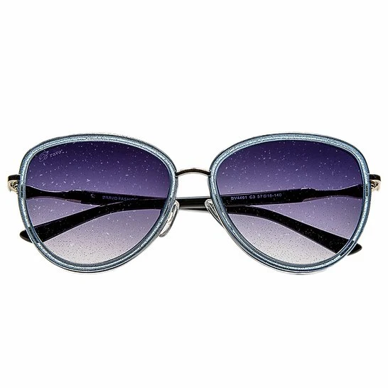 BV4461 C3 Bravo Sunglasses Silver Sparkle Lens Collection