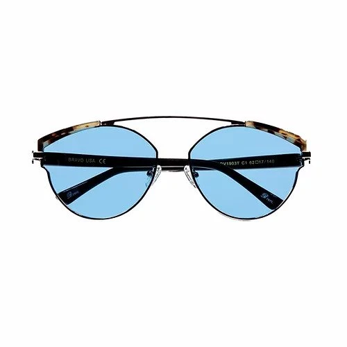 BV1903T C1 Unisex Bravo Tiger Print Sunglasses