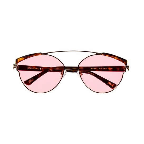 BV1903T C2 Unisex Bravo Tiger Print Sunglasses