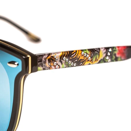 BV1905T C1 Unisex Tiger Print Sunglasses