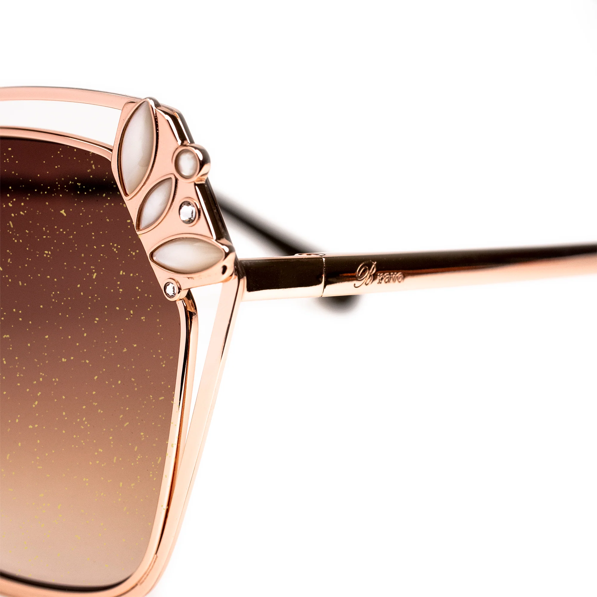 Bravo Gold Sparkle Collection Sunglasses - BV2004 C1