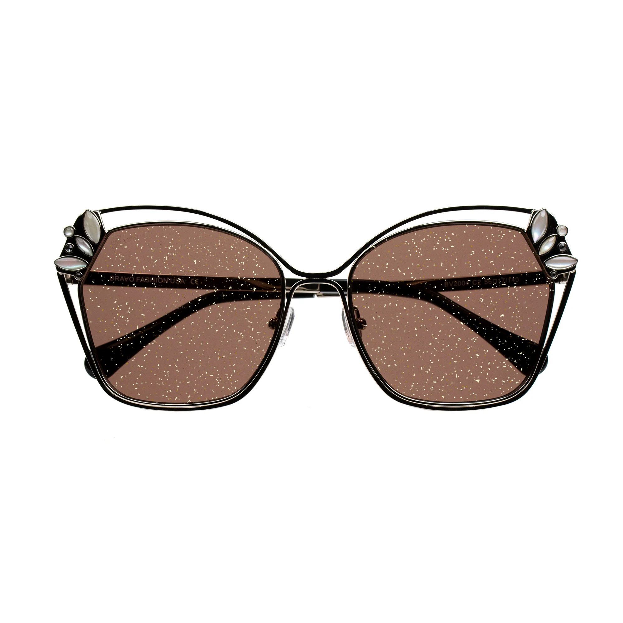 Bravo Gold Sparkle Collection Sunglasses - BV2004 C2